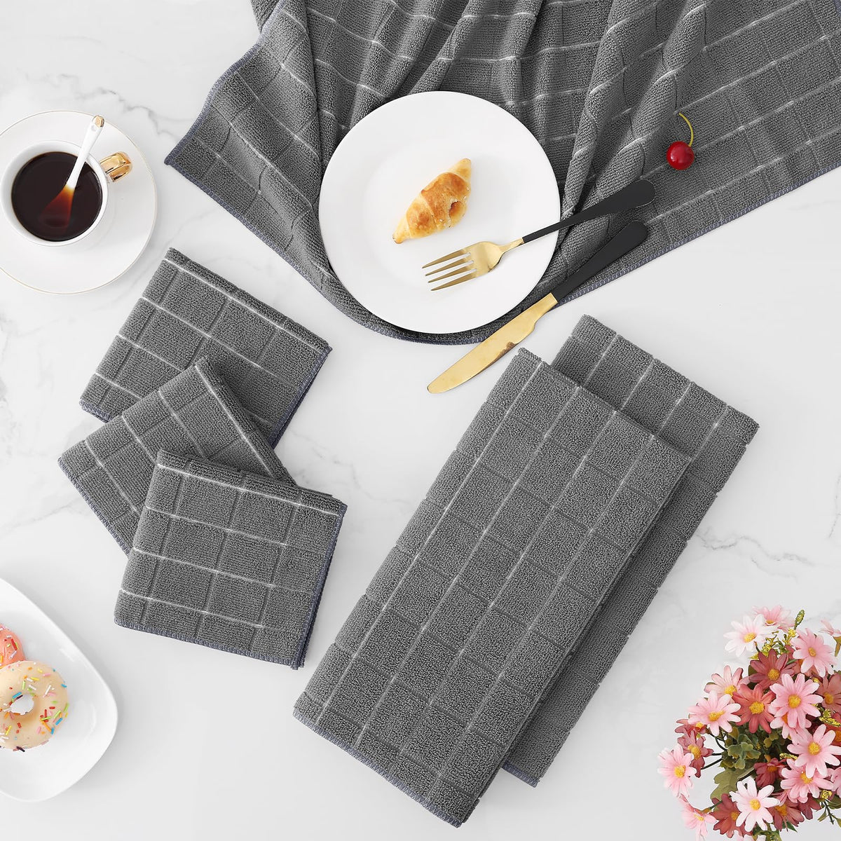 Homaxy microfiber towels are easy to machine wash and care for.