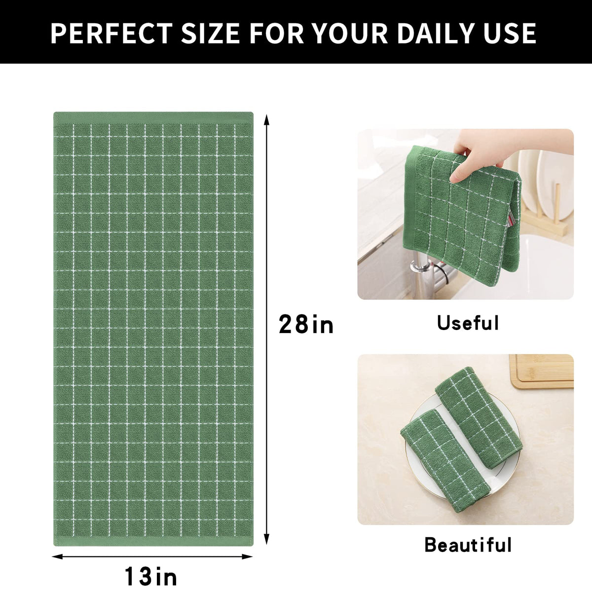 Homaxy machine-washable towels simplify routine cleaning in any kitchen