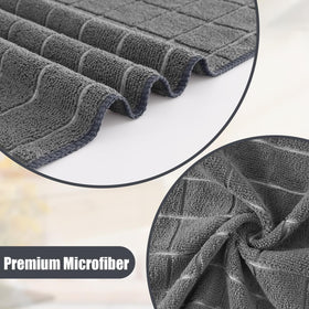 Homaxy microfiber towels 12x12-inch are ideal for small spills and hand drying.