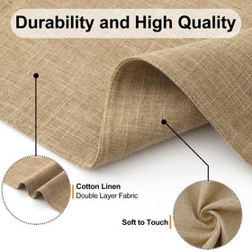 Homaxy placemats easy-care washability for quick cleanup after meals