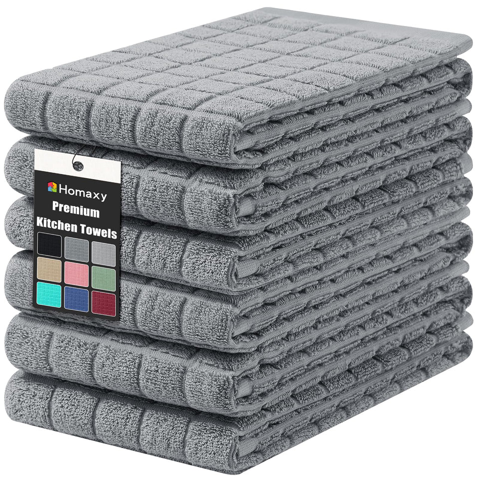 Homaxy premium cotton towels at 16x28 with plush absorbent weave.
