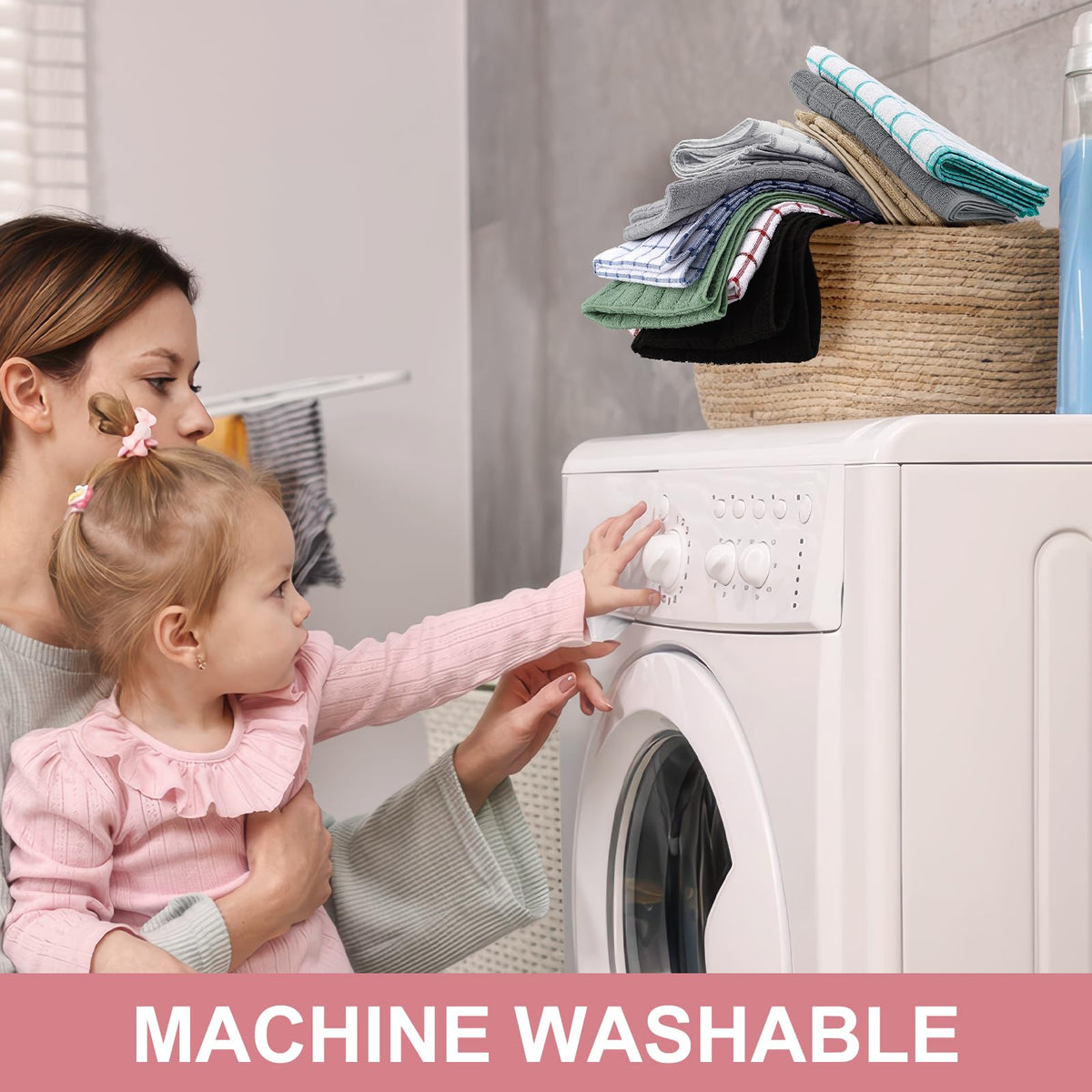 Homaxy six-pack keeps fresh towels ready in busy kitchens.