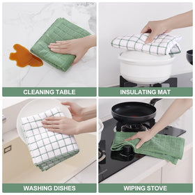 Homaxy soft and durable towels for daily dish drying