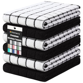 Homaxy premium cotton towel close-up highlighting soft texture and high absorbency for quick spills