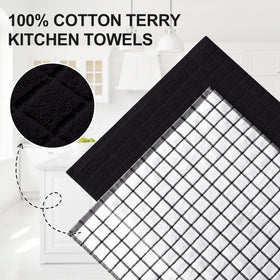 Homaxy towel hanging loop design aids easy storage and quick grab after cooking