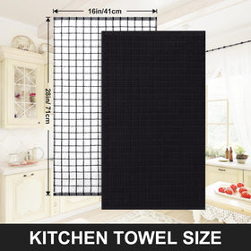 Homaxy premium kitchen towels set of six ensuring fresh towels when needed