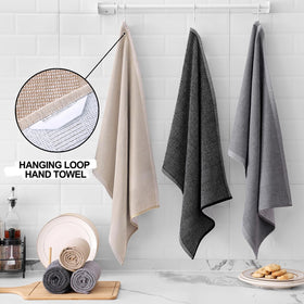 Homaxy 380 GSM absorbent towels soak up spills without scratching surfaces