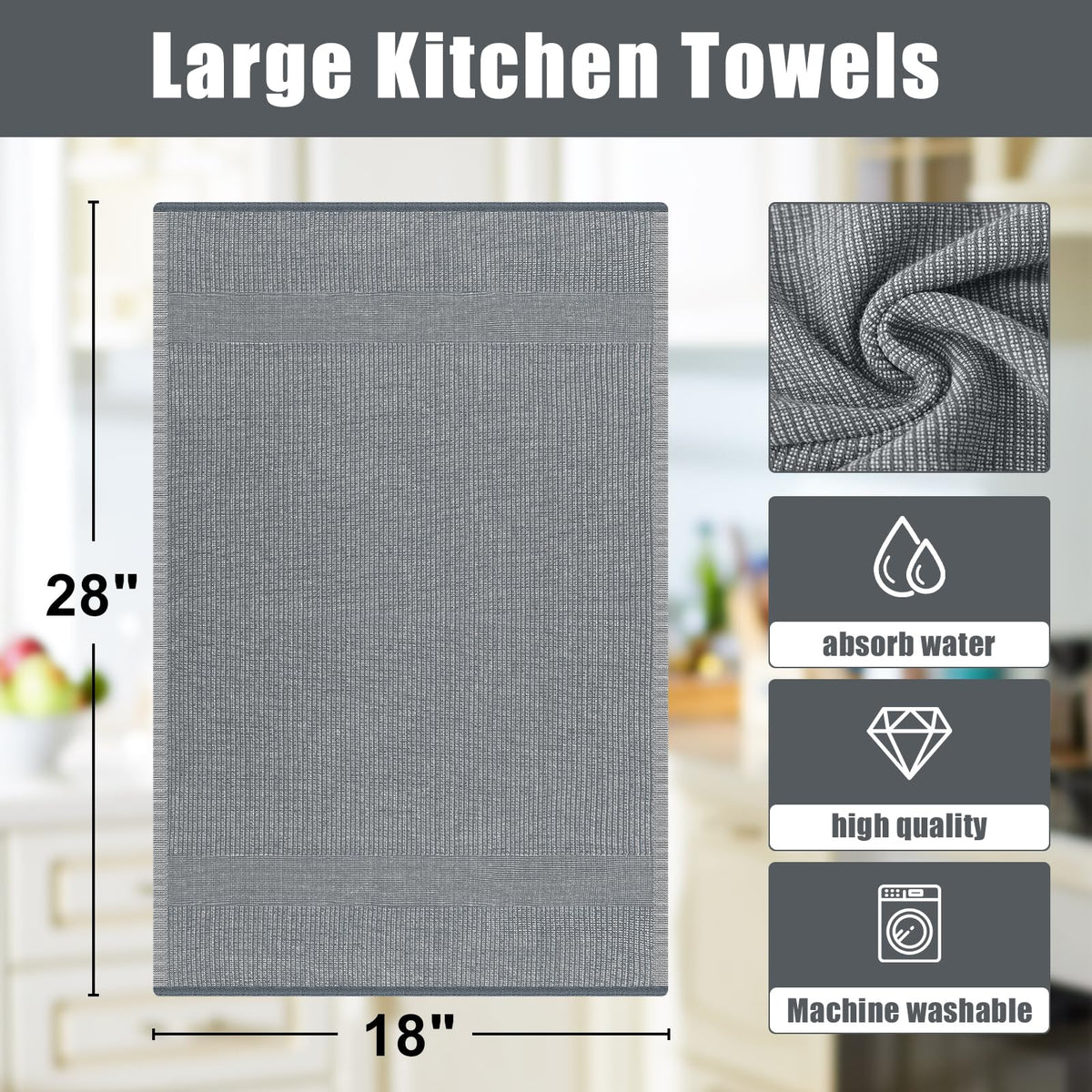 Easy care routine keeps Homaxy towels clean and ready to use.