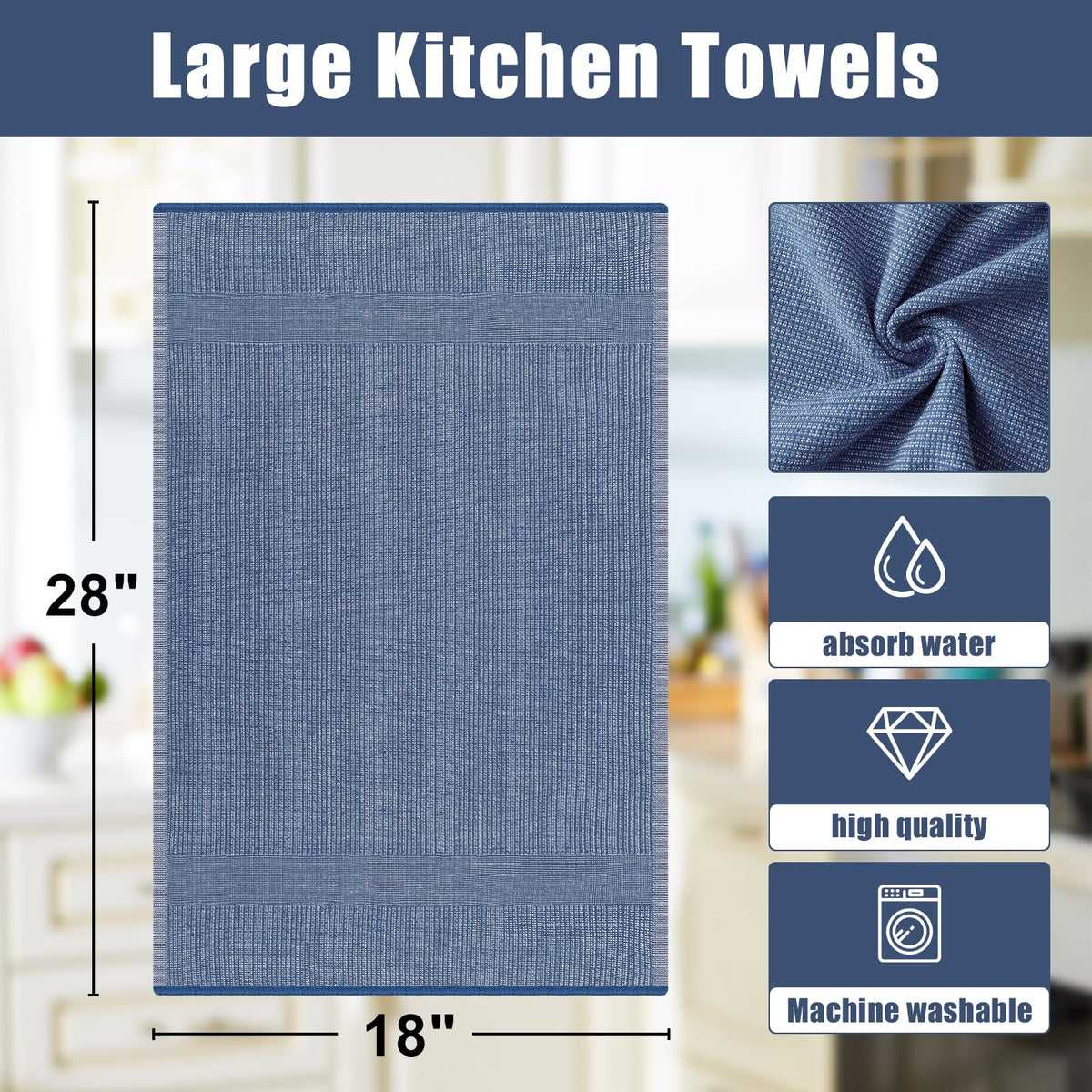 Homaxy towels stay vibrant after multiple washes.