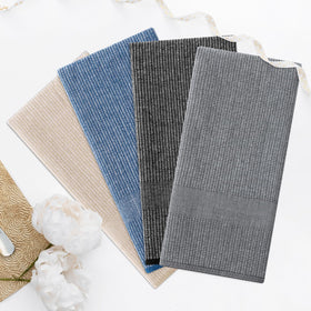 Homaxy soft cotton towels in Khaki for a warm, welcoming look