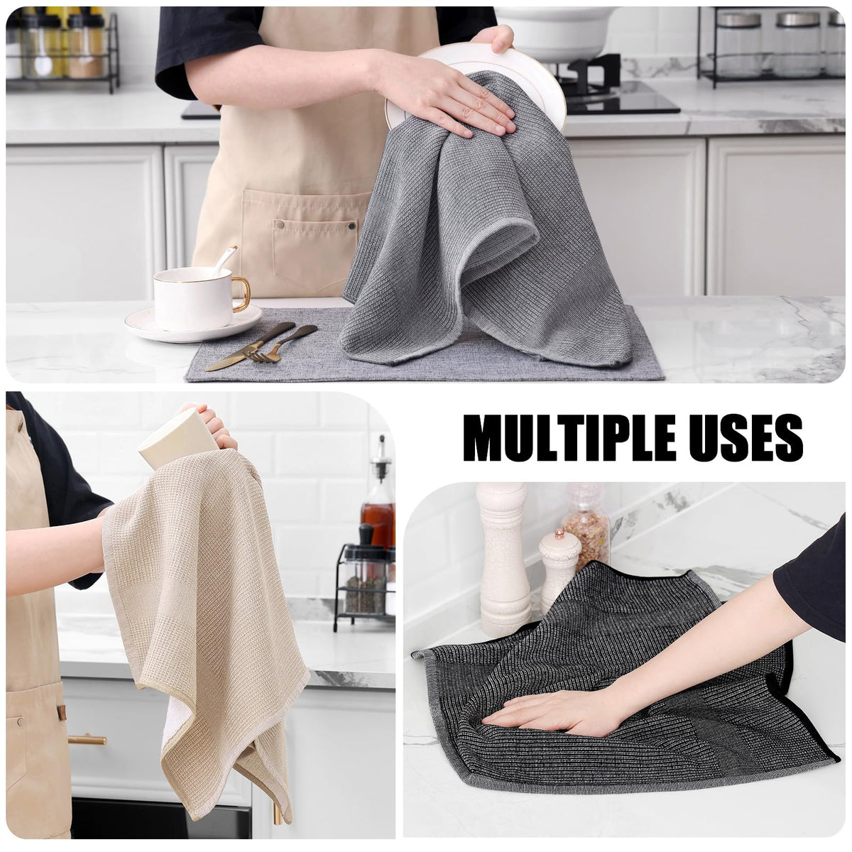 Homaxy terry towels provide a plush, fast-drying touch