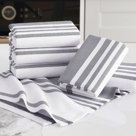 Homaxy grey towels add neutral style to your kitchen.