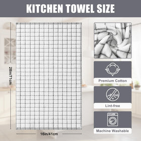 Homaxy Premium Kitchen Towels hanging loop enables easy storage and quick access