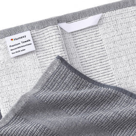 Homaxy towel with hanging loop keeps towels accessible and dry.