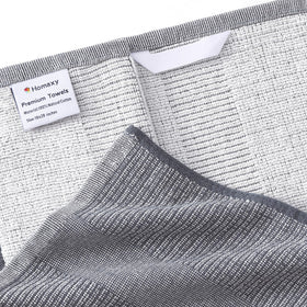 Homaxy towels with hanging loop stay organized and dry quickly