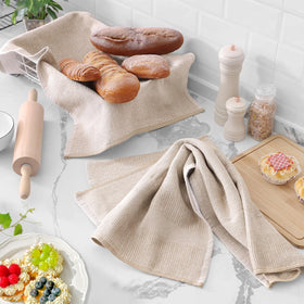 Homaxy khaki color blends with modern kitchen decor.