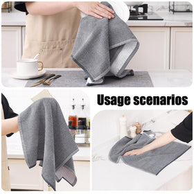 Soft and durable Homaxy towels resist wear after repeated washes.