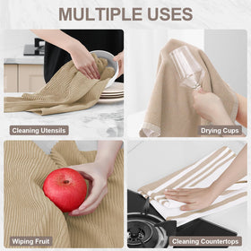 Homaxy six-pack shows three towel styles in one set
