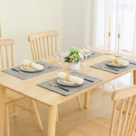 Homaxy six-pack placemats provide a complete table protection solution.