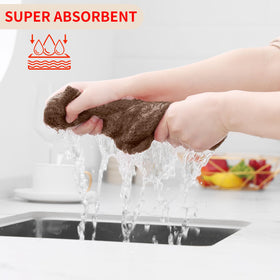 Homaxy soft, absorbent towels ideal for drying dishes and wiping spills