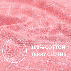 Homaxy soft absorbent terry kitchen towel close-up highlighting plush texture for quick drying