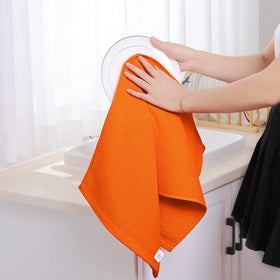 Homaxy soft-absorbent waffle texture close-up emphasizes quick drying and performance.