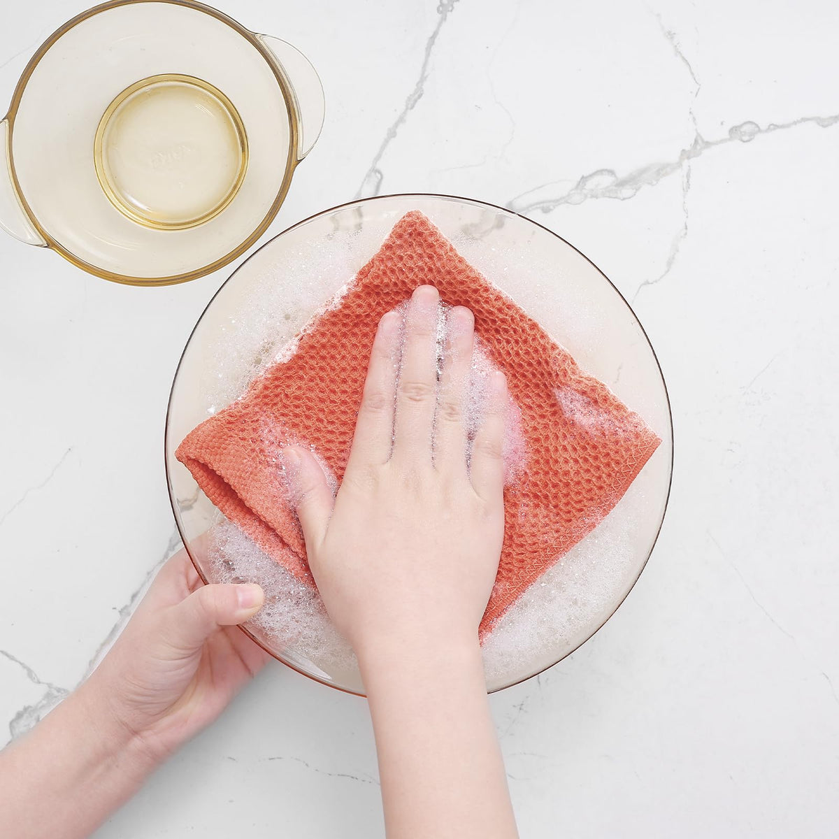Homaxy cotton dishcloths, breathable waffle weave for everyday kitchen tasks.