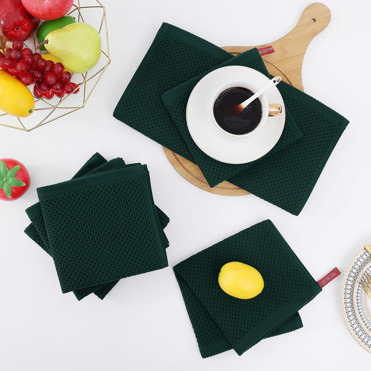 Homaxy soft scratch-free towels ideal for polishing pans
