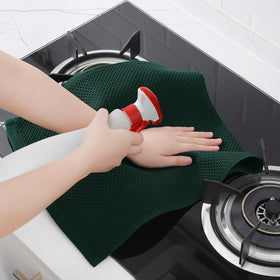 Homaxy solid-color cotton dishcloths pack to coordinate with any decor
