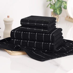 Homaxy easy care cotton towels stay durable after washing
