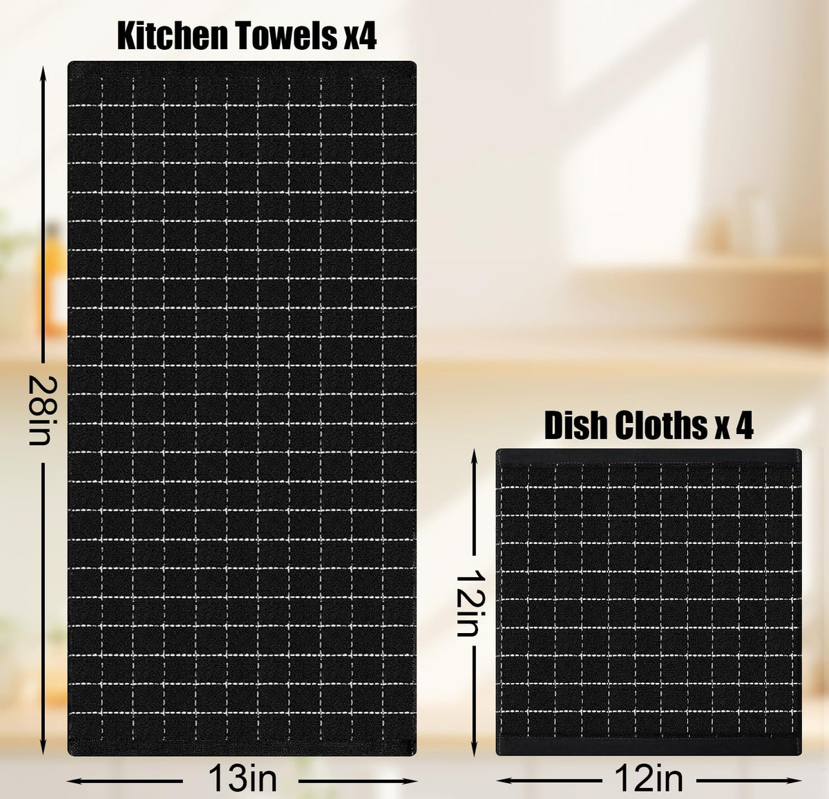 Homaxy quick dry towels speed up cleanup after meals