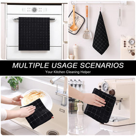 Homaxy soft cotton towels feel gentle on glassware