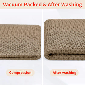 Homaxy waffle dish towels 4-pack ready for everyday kitchen tasks