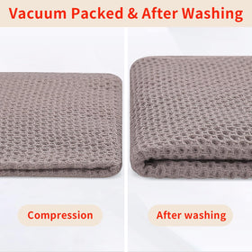 Homaxy waffle dishcloth 12x12 inches provides ample drying surface