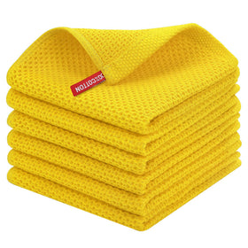 Homaxy waffle dishcloth soft-absorbent 12in, ideal for drying dishes