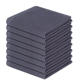Homaxy waffle dishcloth with soft, absorbent fibers for daily kitchen drying.