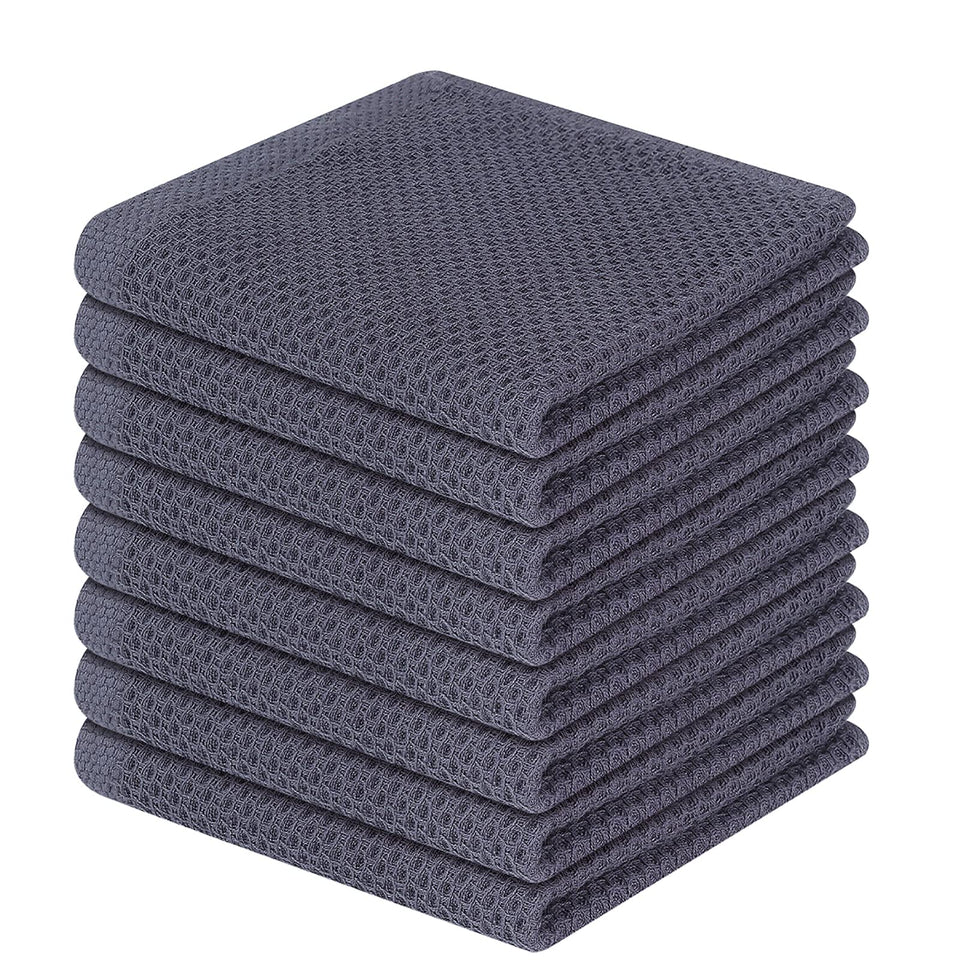 Homaxy waffle dishcloth with soft, absorbent fibers for daily kitchen drying.