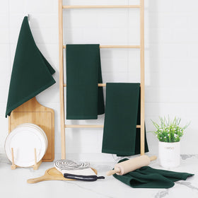 Homaxy waffle towels emphasizing fast drying for busy tasks