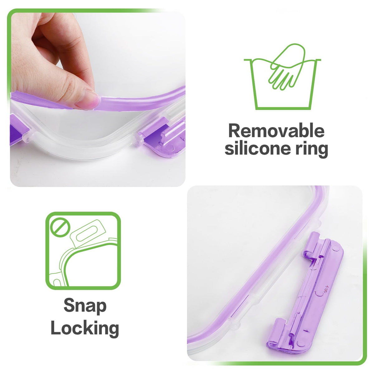 HOMBERKING 14oz glass container ideal for single-serving meals