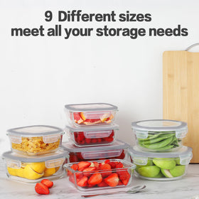 HOMBERKING 24pc round 970ml container, round shape ideal for larger portions.