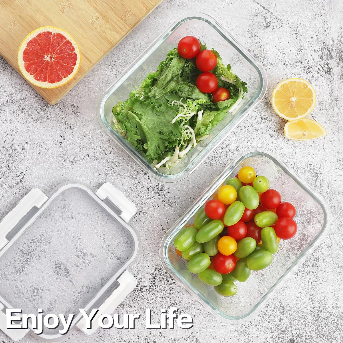 HOMBERKING glass containers are dishwasher safe for easy cleanup