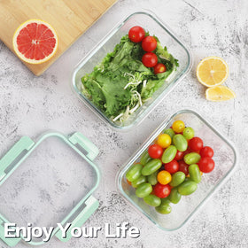 HOMBERKING freezer-safe glass container for leftovers
