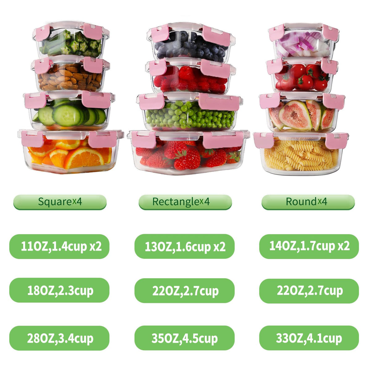 Homberking 630ml rectangular container ideal for family meals