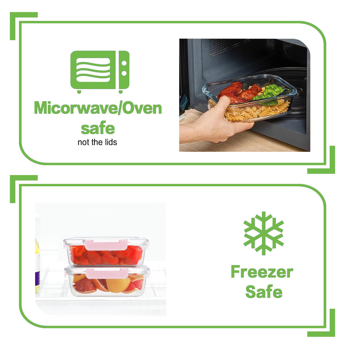 HOMBERKING BPA-free snap-lock lid with pink silicone seal