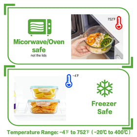 HOMBERKING square 310ml glass container perfect for snacks.