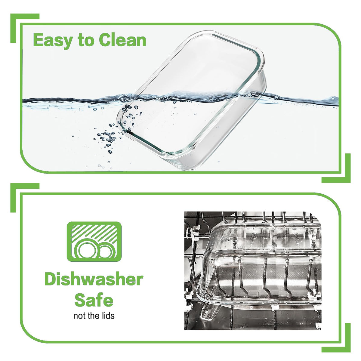 Homberking stackable design helps save kitchen space.