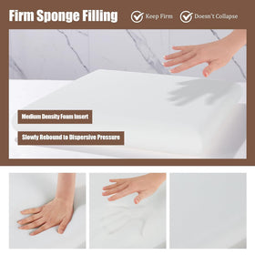 HOMBYS 3-inch foam contours to hips for balanced support