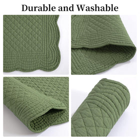 Gift-ready HOMBYS placemats with timeless quilting design.