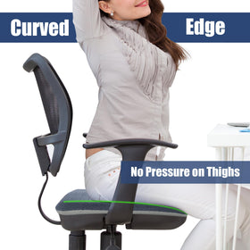 HOMBYS non-slip backing keeps cushion in place on recliners and chairs