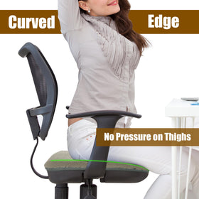 HOMBYS removable cover with non-slip backing demonstrates easy care.